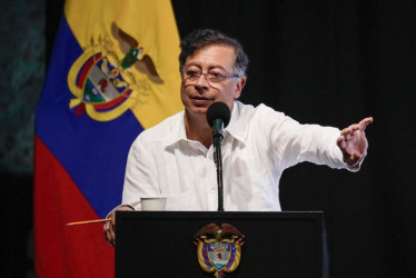 El presidente de Colombia, Gustavo Petro. 