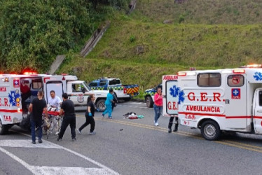 El accidente de esta tarde.