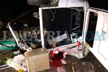 Una persona gravemente herida y otra muerta fue el resultado del accidente en el ingreso a Marmato.