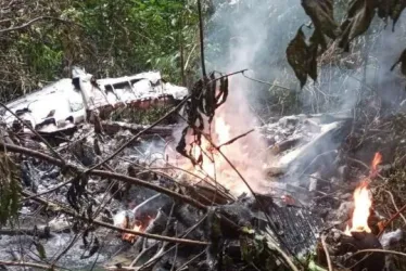 El siniestro ocurrió esta tarde cuando la aeronave cubría la ruta entre Tiquié y Mitú
