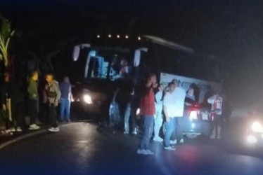 El choque de este sábado, con una persona fallecida.