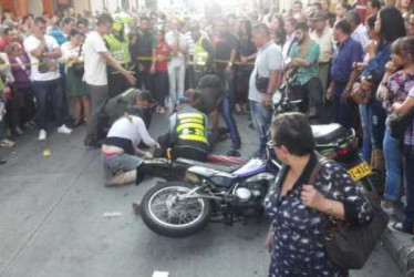 Foto| Archivo| LA PATRIA El adulto mayor fue atropellado en el 2018,  por una moto, al frente de la papelería La Norma.