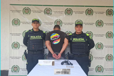 Caiuche fue capturado en La Dorada por porte ilegal de armas de fuego.