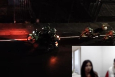 Fotos| Adolfo Tovar|LA PATRIA  A Andrés Felipe le imputaron homicidio agravado, porte ilegal de armas y porte de estupefacientes. A María Camila, estos dos últimos delitos. No aceptaron cargos.