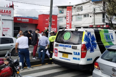 El caso de la avenida Santander de Manizales, en donde chocaron a una adulta mayor.