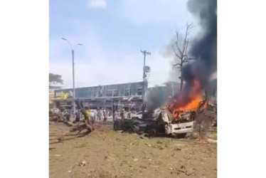 Se registran dos fuertes explosiones en inmediaciones de base aérea en Cali
