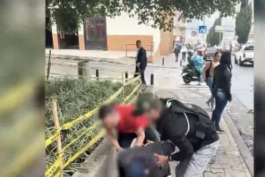 Momento de la captura.