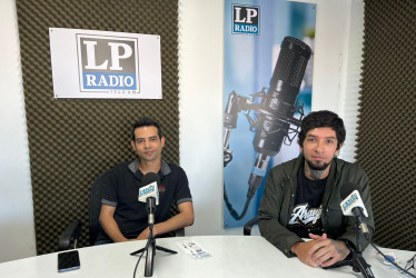  Juan David Torres y Germán Castañeda, integrantes de la banda Pelo e Gato de Manizales. 
