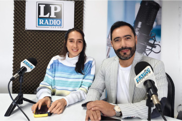 Sofía Spagiari y Andrés Galeano, integrantes del colectivo Hagámoslo Posible de Manizales.