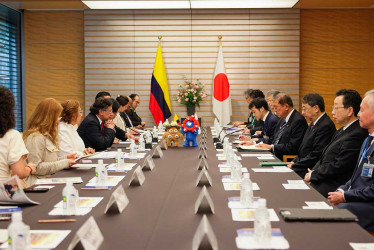 ​Con la delegación que lo acompaña en su visita de trabajo, el presidente Gustavo Petro insistió en la necesidad de fortalecer las relaciones económicas con Japón.