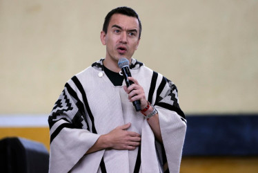 El presidente de Ecuador, Daniel Noboa. 