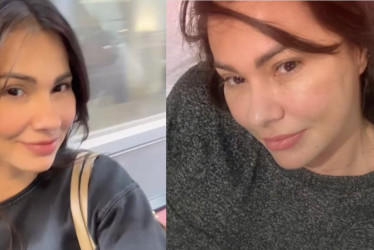 Esperanza Gómez reapareció en redes sociales mostrando buen estado de ánimo, tras su hospitalización.