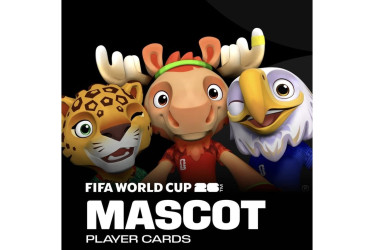 Zayu, Maple y Clutch, las mascotas del Mundial 2026. 
