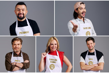 Las 5 celebridades que participaron en el reto de eliminación de este jueves (25 de septiembre) en MasterChef Celebrity 2025.