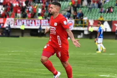 Rodrigo Holgado, inhabilitado futbolista argentino-malasio del América de Cali.