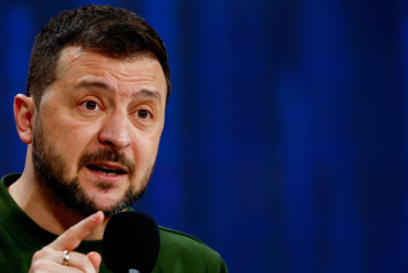 El presidente ucraniano, Volodímir Zelenski.