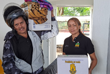 La Unidad de Gestión del Riesgo del municipio se encargó de contactar a los afectados para que reclamaran sus ayudas. 