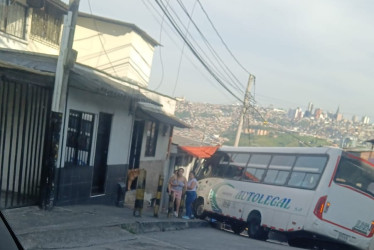 El accidente del carro de servicio público.