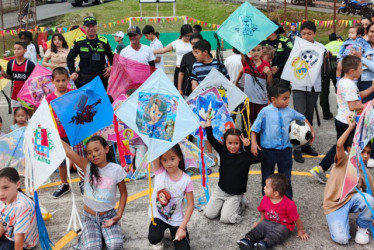 La actividad sirvió para integrar a los menores con otros niños y sus familias. 