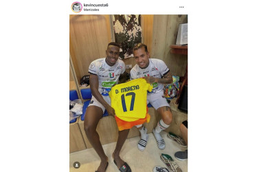 Supimos que: los detalles de Dayro Moreno para sus compañeros del Once Caldas