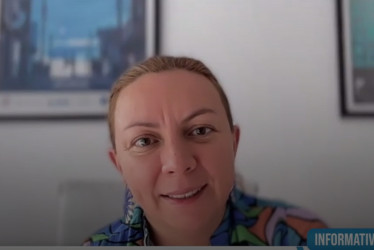 Diana Arias, integrante del Festival Internacional de Cine por los Derechos Humanos. 