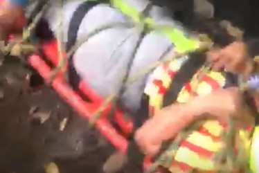 Al menos 5 hinchas del Deportivo Pereira resultaron heridos en el accidente 