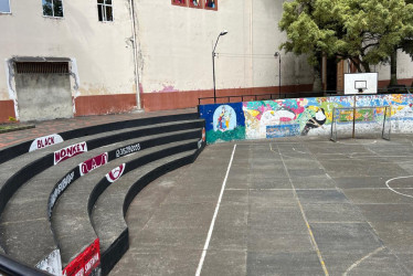 La media torta en el parque de Bolívar de Anserma.