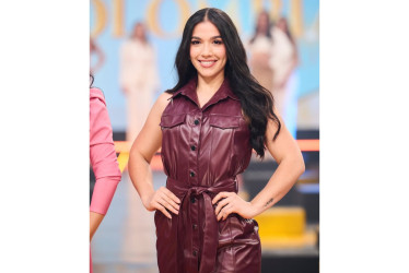 Michel González, candidata de Quindío en Miss Universe Colombia, el reality del canal RCN. 