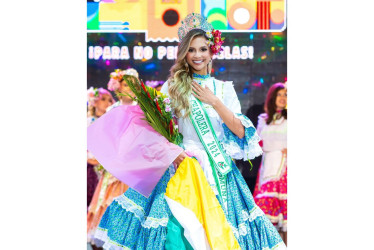 Mariana Vélez Orozco, actual reina Chapolera. 