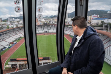 Así se vio el recorrido en las alturas del alcalde de Manizales, Jorge Eduardo Rojas, por la nueva línea del cable aéreo en la ciudad.