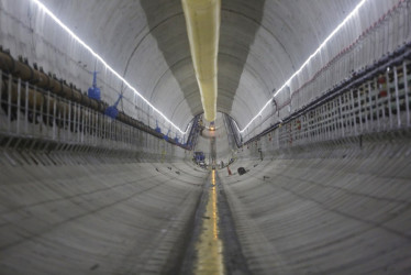 Túnel del metro de Panamá que cruza el Canal de Panamá