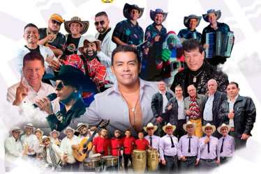 Estrellas de la música popular y bailable se presentarán en Festival del pueblo que enamora de Caldas
