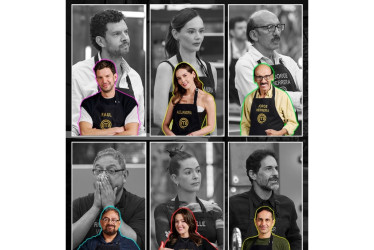 Las 6 celebridades que participaron en el reto de eliminación de este viernes (3 de octubre) en MasterChef Celebrity 2025.
