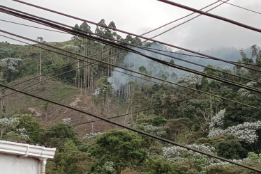 El pasado 17 de septiembre, salía esta cantidad de humo en la reserva.