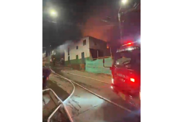 El incendio ocurrió en el barrio El Paraíso de Risaralda (Caldas).