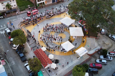 La comunidad de Buenavista recibió su nueva Plaza de Bolívar este sábado.