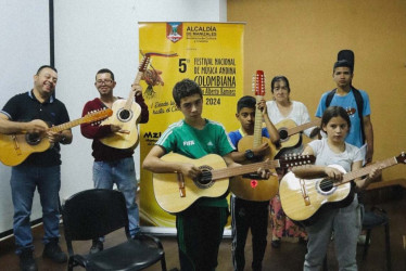 Niños, niñas y adolescentes de colegios de Manizales se vinculan a preservación de la música andina.