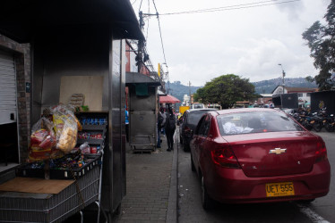 La calle del Súper Inter ya se ve despejada de vendedores.