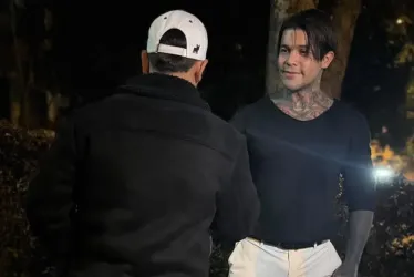 Yeferson Cossio con Camilo Cifuentes.