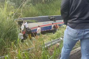 accidente de transito en vía La Virginia - Santuario 