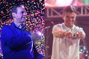 Jorge Tuto Quiroga y Rodrigo Paz, candidatos a la Presidencia de Bolivia.