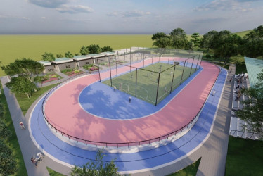 Así quedará el nuevo complejo deportivo de Caldas. Serán 20 mil metros cuadrados de espacio para su ejecución.