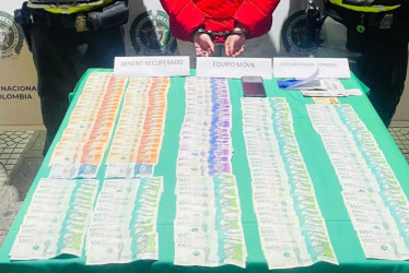 Se lograron recuperar $14 millones 174 mil y unas pertenencias.