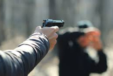 El reciente crimen fue con arma de fuego.