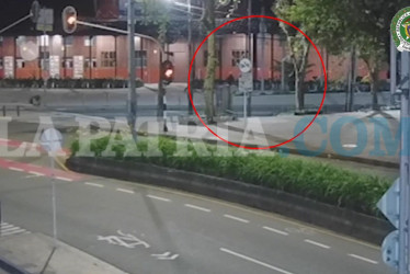 Sector del homicidio en El Cable, Manizales.