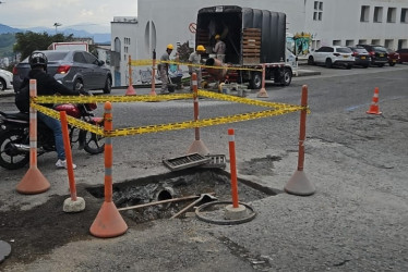 Este era el punto que estaban interviniendo detrás del Hospitalito. Esta semana lo terminaron. 