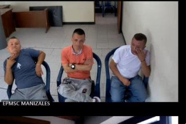 Tres de los condenados.