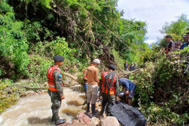 Las autoridades hondureñas adelantan la búsqueda de los dos menores desaparecidos en las aguas del río Choluteca, a la altura del municipio de Cantarranas, Francisco Morazán.