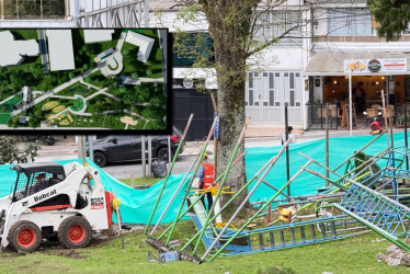 Un parque de Manizales, en el centro de la disputa por una obra. LA PATRIA le explica las críticas a la construcción y la respuesta de la Alcaldía.