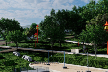 Los senderos harán que los adultos mayores, adultos, jóvenes y niños se movilicen mejor.